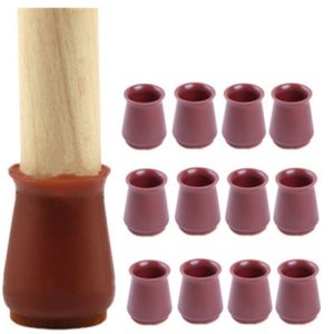Silicone Chair Leg Protectors with Felt for Hardwood Floors Elastic Leg Cover Pad for Protecting Floors From Scratches and Noise