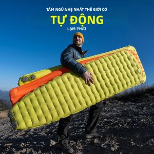 Tấm Nệm Ngủ Cách Nhiệt Nhỏ Gọn FLEXTAIL Tích Hợp Bơm - Thảm Cắm Trại Tự Bơm Hơi/thu Gọn Nhẹ Tiện Dụng Cho Các Hoạt Động Ngoài Trời