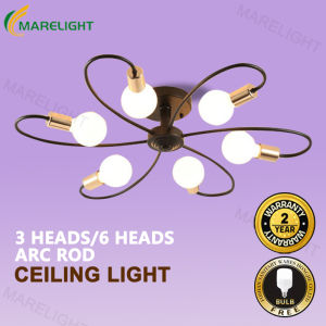 [FREE BULBS] Nordic Chandelier Ceiling Light Modern Industrial Style Fixture Personality For Living