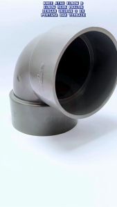 Elbow D 3" PRALON / Knee Siku Sambungan 3 inch Pipa PVC / Keni L Fitting Pipa PVC D 3 inch Kuat Anti Bocor Original PRALON