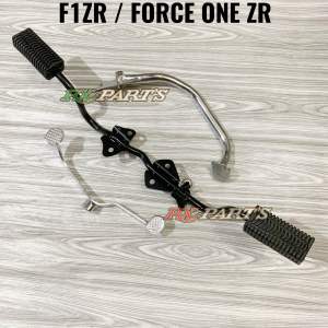 BESI BARSTEP DEPAN F1ZR + STEP DEPAN KARET  EMPUK HITAM + PEDAL REM F1ZR + OPERAN GIGI F1ZR / FIZR / FORCE ONE ZR