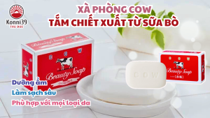 XÀ PHÒNG TẮM CHIẾT XUẤT TỪ SỮA BÒ COW (XÀ PHÒNG CỤC 90GR)