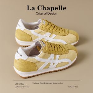 La Chapelle | Yellow Vintage Casual Shoes