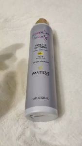 Pantene Pro-V Generation Beauty Silver & Glowing Purple Silicone Free Shampoo with Biotin for Grey and White Hair 285mL