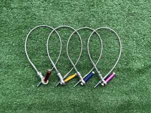 แบบหัวงอ สายสลิงลูกหมากดึงเบรคหลัง ยาว18นิ้ว หัวงอ เกรดพรีเมี่ยม สายสริงเบรก