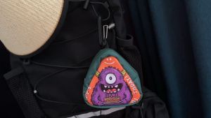 Ultra Light Little Monster Headphone Storage Bag Coin Purse Bag Pendant