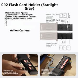 Ulanzi | Multi-Card Support USB 3.1 High-Speed Card Reader Storage Box Type-C