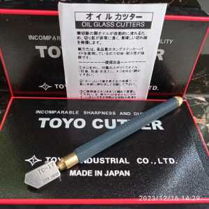 TOYO TC 17 Handle Besi original Pisau Potong Kaca Dan Keramik Asli Alat Potong Kaca Ketebalan 5-15mm