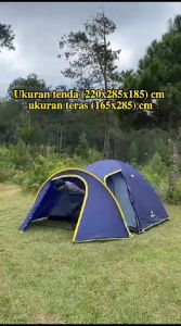 Tenda Camping Mandala 6 Pro Kapasitas 6 & 8 Orang: Tenda Camping Keluarga Family