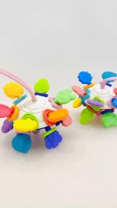 [CHẤT LƯỢNG] Đồ chơi giáo dục sớm montessori quả bóng UFO xoay 360 độ phát triển trí não trí tuệ thông minh lục lạc