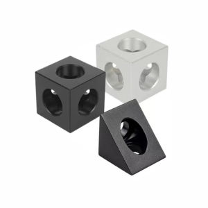 4pcs 90 Degree Angle Corner Connector 2020 Aluminum block for V-Slot/C-Beam Aluminum Extrusions Profile 3D printer parts