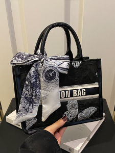Trendy Bow Decorative Shoulder Tote Bag