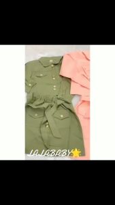 SSP20 - SALE Setelan Set Anak Perempuan Fashion Korean Fully Button
