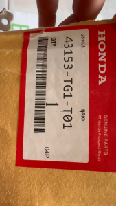 GENUINE 100% Original BRAKE SHOE REAR BRAKE PADS HONDA BRIO GEN1 43153-TG1-T01