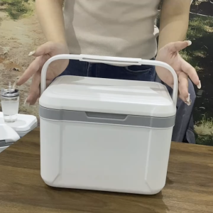 1.32gal Portable Outdoor Cooler for Camping and Picnics - PU Material Suitable for All Ages