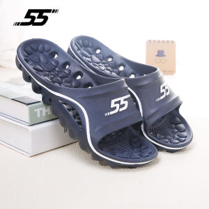 Large Size Home Slippers Mens Thick Bottom Slip-On Indoor Bathroom Shower Resistant Anti-Slip Summer Hotel Slippers