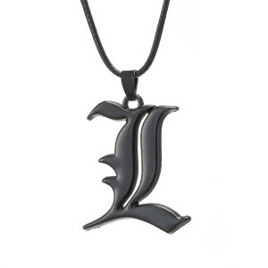 Anime Death Note Necklace Rope Leather Choker Fashion Black Note Book Model Pendant Necklace For Women And Men Accessory