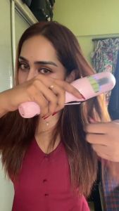 ALLTOU Hot Air Brush Comb 4 in 1 Hair Straightener Quick-drying Hair Curler Hot Cool Air Curling 卷发梳