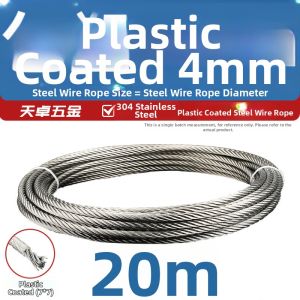 TIANZHUOJINSHU | 304 Stainless Steel Plated Soft Wire Rope