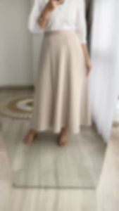 JAFIRA SKIRT - FLOTTILICIOUS / Rok Bawahan Wanita Polos Bahan Scuba / Kondangan Outfit / Korean Style