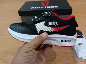 Sepatu Sekolah Anak Laki-laki Perempuan Warna Hitam Murah Tanggung Umur 6-10 Tahun PAUD TK SD SMP SMA Kelas 1 2 3 4 5 6 7 8 9 0-KIDZTUBS1742040824