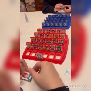 Kids Guess Who is it? Board Game Interactive Toy Fun Party Family Guessing Games Early Learning Puzzle Games Kids Children Toy Gift Who I Am