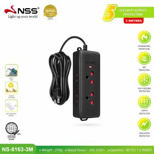 Nss Multi-Function Charging Stand Extension With Switch USB Outlets Safety Switch Protection Socket