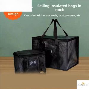 Thickened Large Capacity Oxford Cloth Insulation Bag Durable Aluminum Foil Warmth Preservation Waterproof Storage Bag