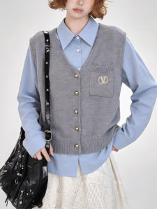QINGNAER | Trendy Aged-down Retro Knit Vest