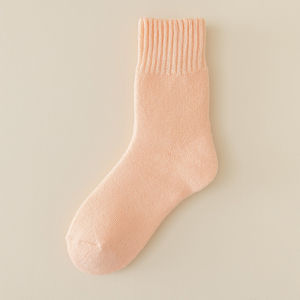 minus 40 Degrees Cold-Proof Cashmere Socks Womens Winter Mid-Calf Length Snow Boots Socks Fleece-lined Thick Wool Socks Heattech Maternity Socks