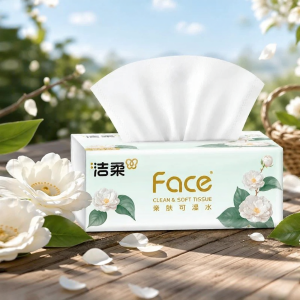 C&S | White Tea Scented Wet-Resistant Facial Tissue 3 Layers 100 Sheets