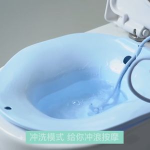 [TẶNG MÓC TREO]Bộ Chậu xông kèm vòi xịt giúp vệ sinh phụ khoa cho chị em phụ nữ người bị trĩ