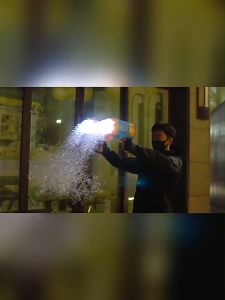 พร้อมส่ง 40 รู เป่าฟองสบู่ เล่น ปืนฟองสบู่เด็ก เครื่องเป่าฟอง ปืนเป่าฟองสบู่