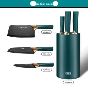 plys | German 2-in-1 Multi-functional Kitchen Knife Set For Cutting Slicing Chopping