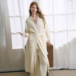 Winter Warm Fleece Women Pajama Set
