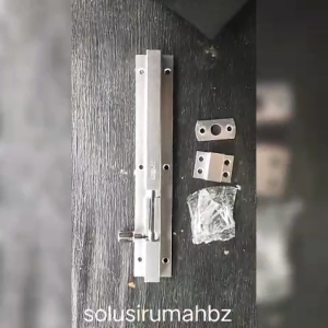 GRENDEL 8" SILVER MULLER ALUMINIUM MULER 8 INCH PENGUNCI PINTU JENDELA