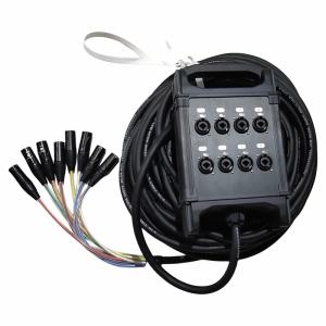 Live Audio 8-Channel Cable XLR Jack 6.35 6.5