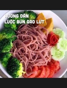 Bún Gạo Lứt 500G Ăn Kiêng Eatclean - Giàu Chất Xơ Không Cholesterol - Thực Phẩm Healthy Cho Người Giảm Cân