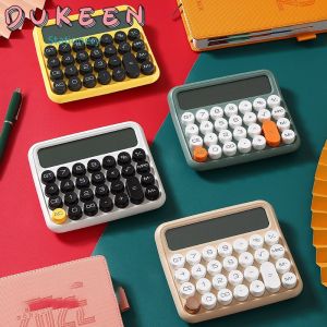 Dukeen Cute Stationery Small Square Calculator Personalized Large Lcd Portable Office Voice Calculator School Supplies