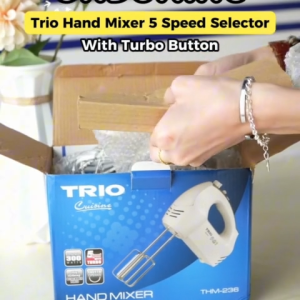 Trio Hand Mixer 5 speed selector with turbo button