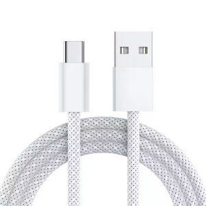 1/3 ชิ้น เหมาะสำหรับสายชาร์จ USB Type C 2A แบบเร็ว และสายดาต้าสำหรับโทรศัพท์มือถือ เช่น Samsung Xiaomi Huawei OPPO และอื่นๆ