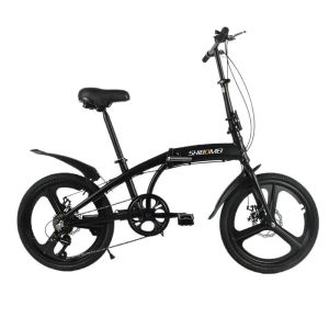 MLZH | Folding Variable Speed Disc Brake Portable Bicycle 20 inch
