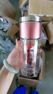 MOLORE | Heat Resistant Tea Separation Large Capacity Double Glass Cup