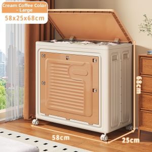 XUNHUAI | Large Foldable Lid With Wheels Clothing Quilt Storage Box