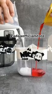 Botol Minum Black White 2 Cara Minum + Tali Panjang Dengan Pengunci 620ML 377