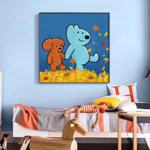 Cartoon Anime Decorative Wall Art for Kids Room Bedside
