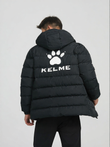 Kelme | Mens Winter Soccer Training Short Cotton Padded Jacket