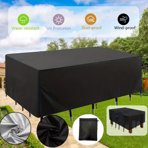 Heavy-Duty 210D Outdoor Garden Furniture Cover - Waterproof Shield for Chairs Sofas Tables Multiple Size Options Available