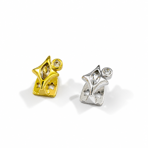 Polygon Zirconia Star Single Piece Fashionable And Unique Jewelry Versatile And Personalized Accessory