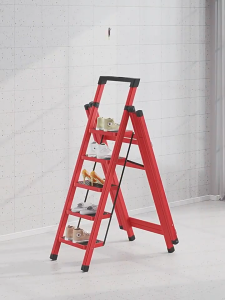 Ladder Foldable 4 Steps Household Clothes Drying Rack Laundry Rack Multifunctional 3 IN 1 Ladders Keimav Official